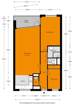 Floorplan - M.H. Tromphof 47, 2224 RS Katwijk